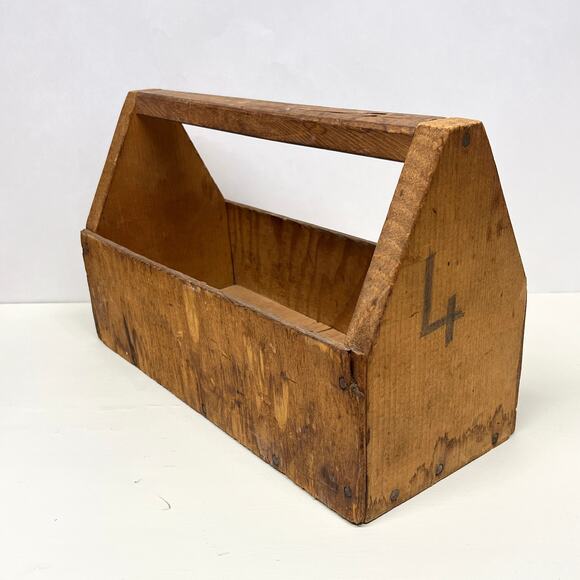 Unknown Other - Handcrafted Handyman Carpenter Wood Tool Box